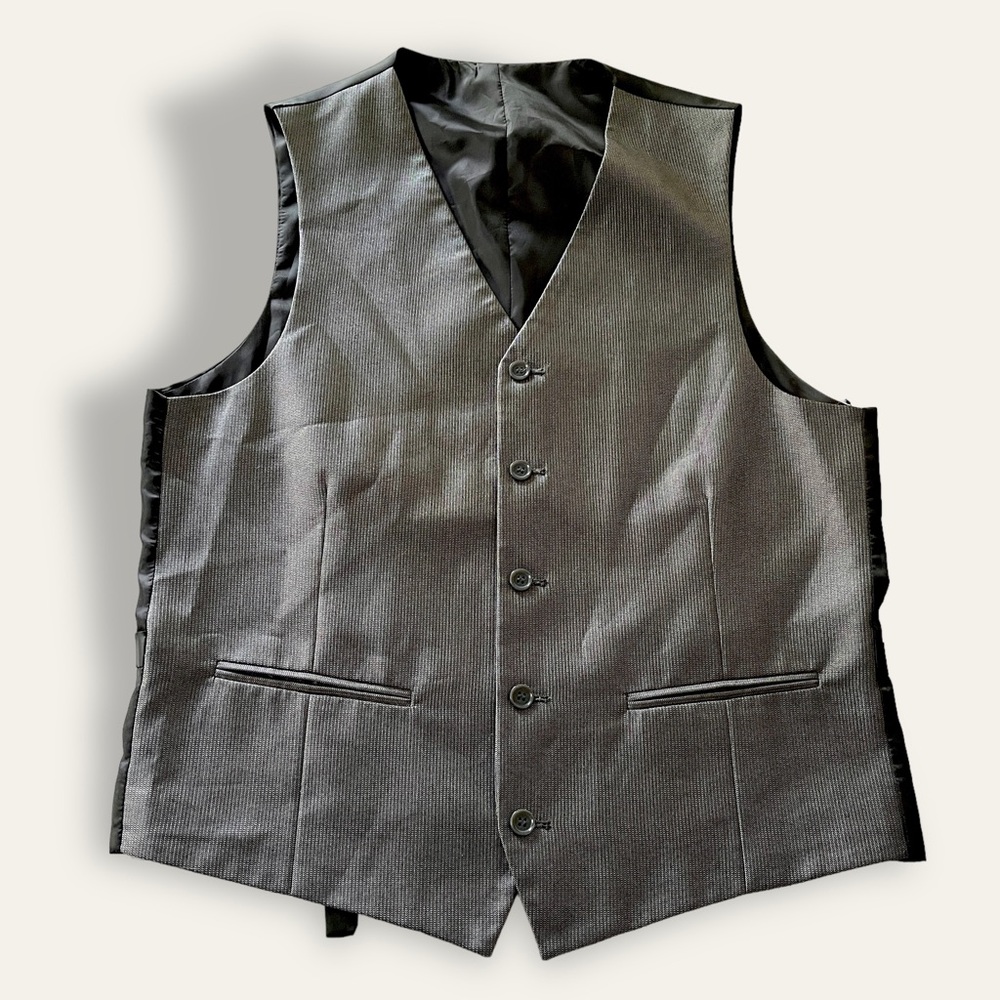 Suit Vest Waistcoat Gilet size 38R / 32W